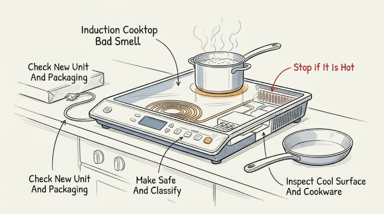 Induction Cooktop Bad Smell