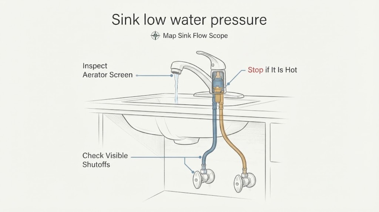 Sink low water pressure