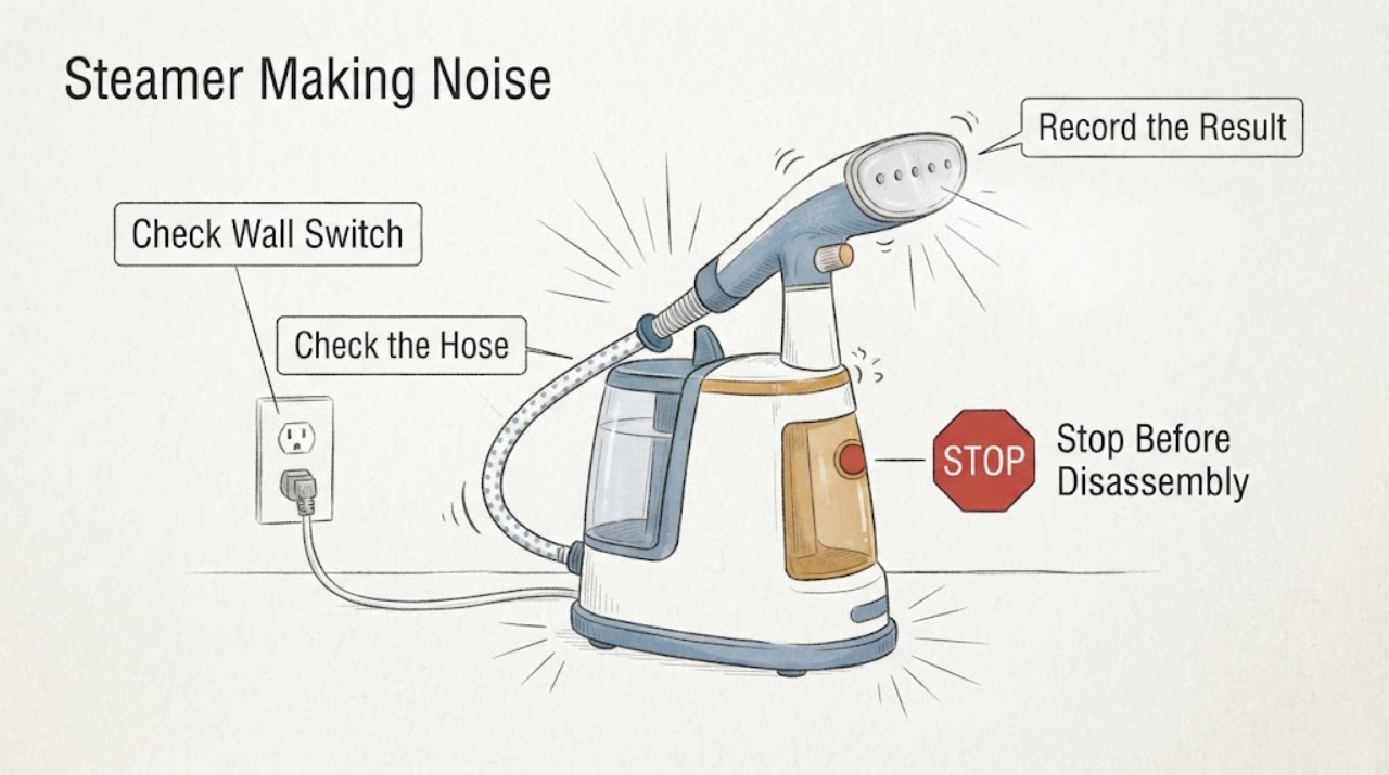 Steamer Making Noise