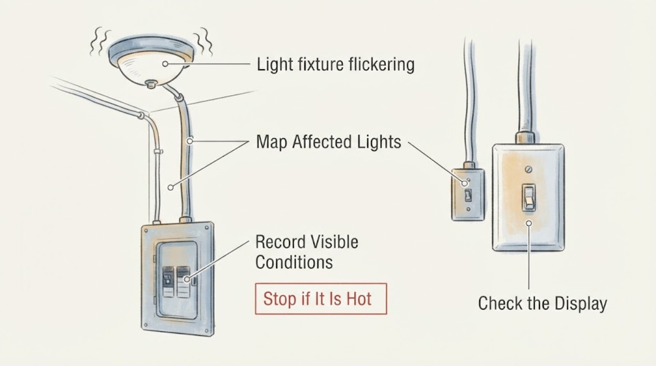 Light fixture flickering