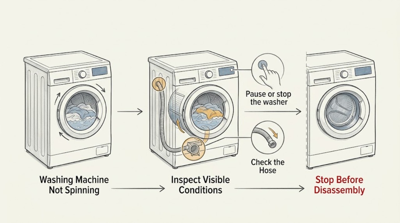 Washing Machine Not Spinning