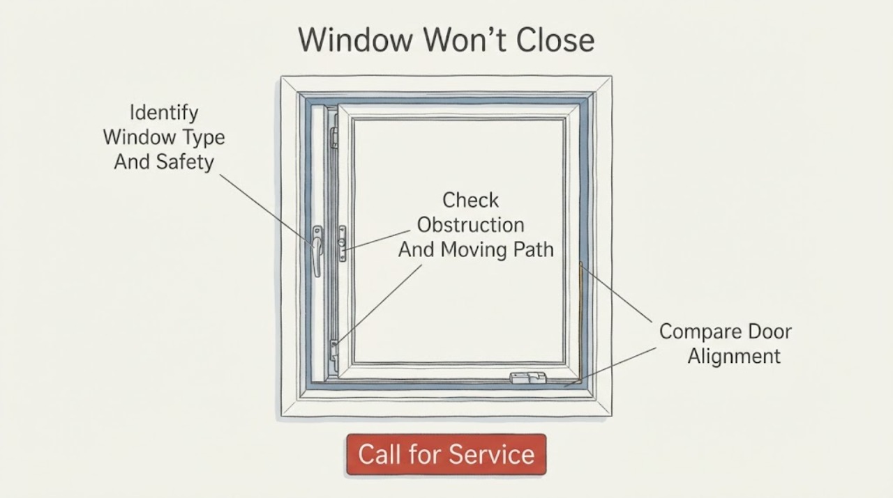 Window Won't Close