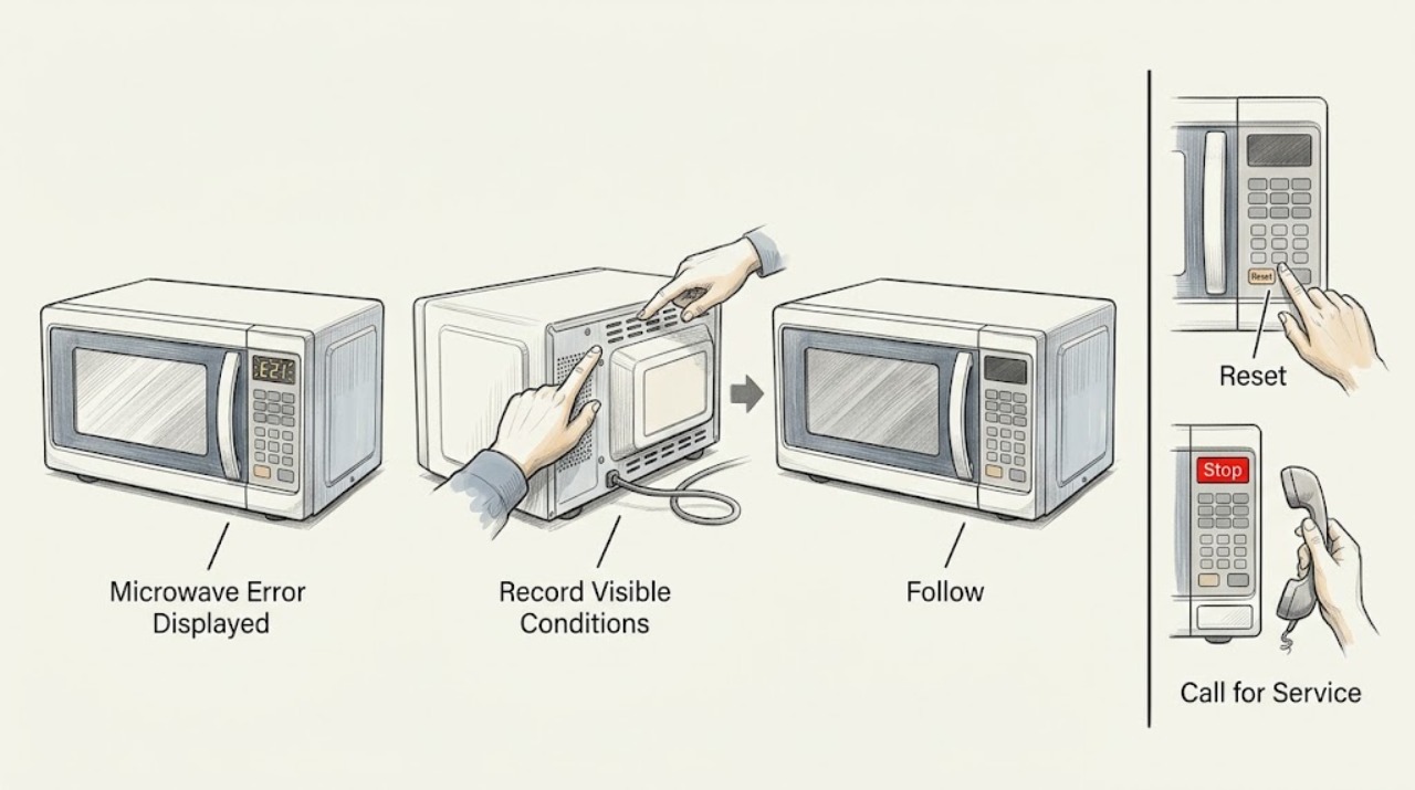 Microwave Error Displayed
