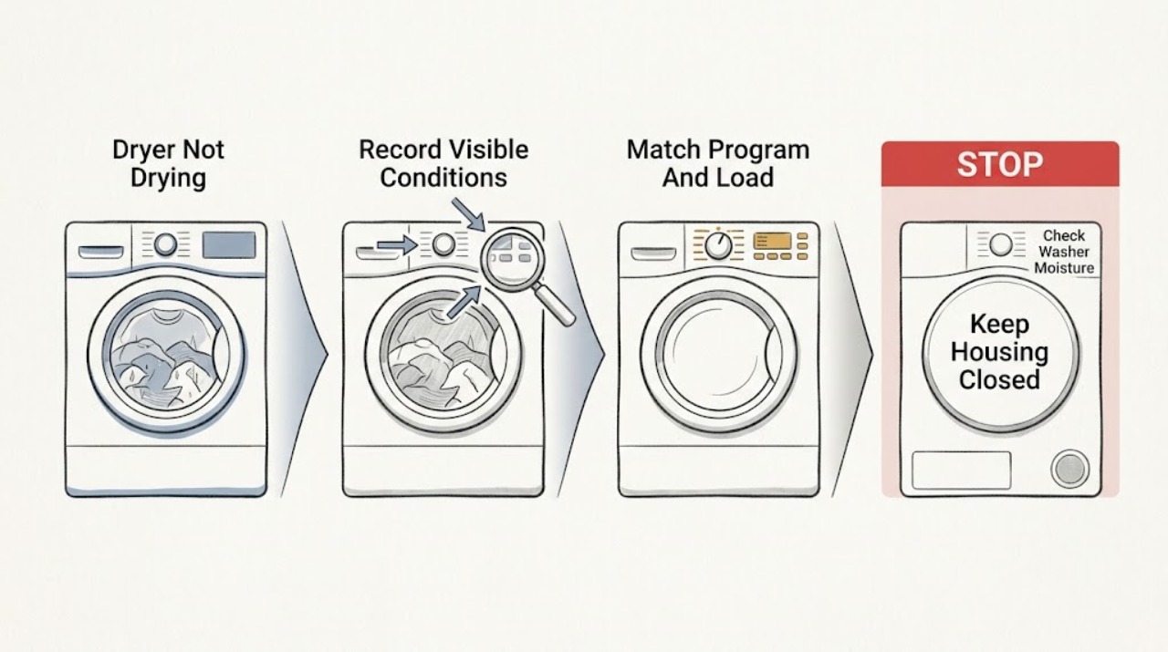 Dryer Not Drying