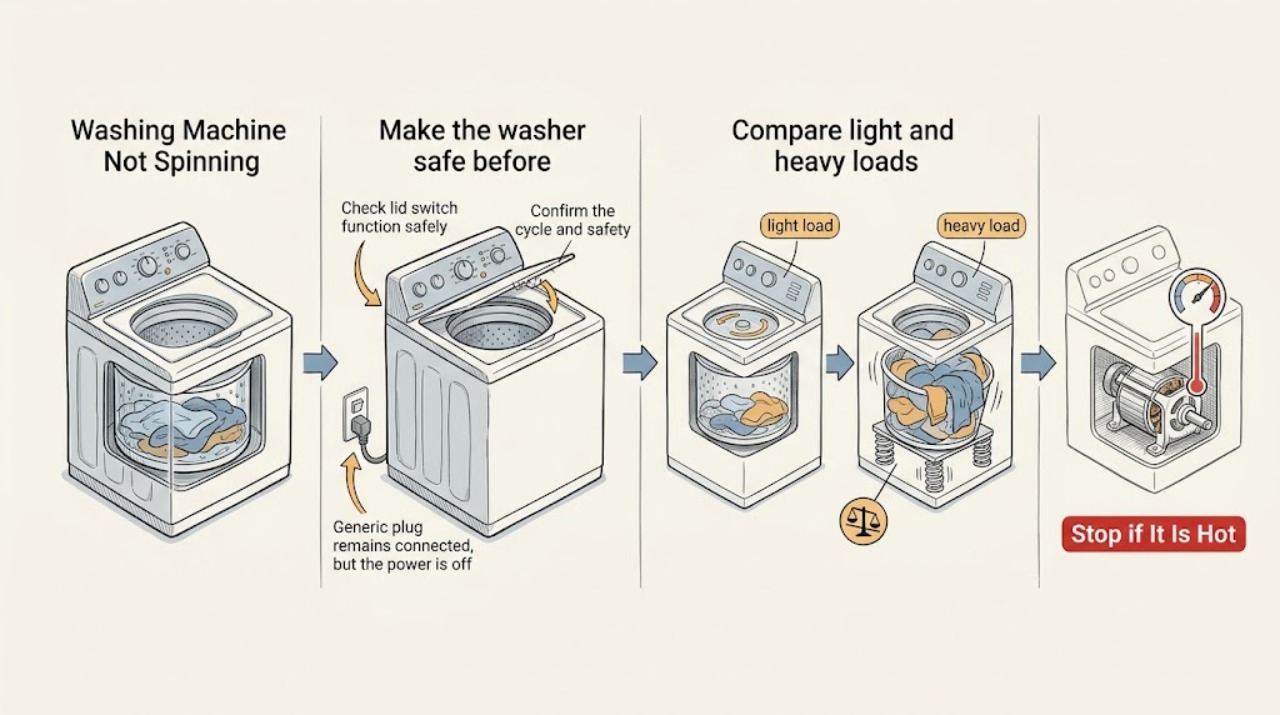 Washing Machine Not Spinning