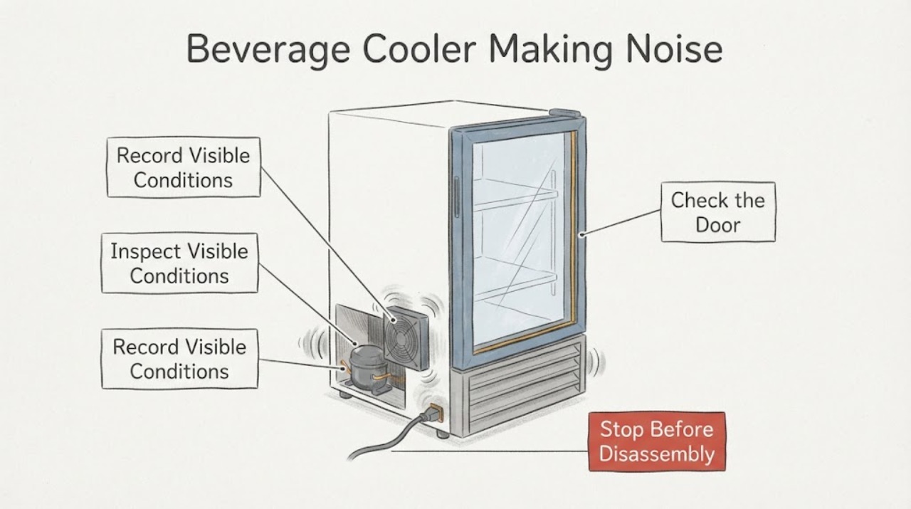 Beverage Cooler Making Noise