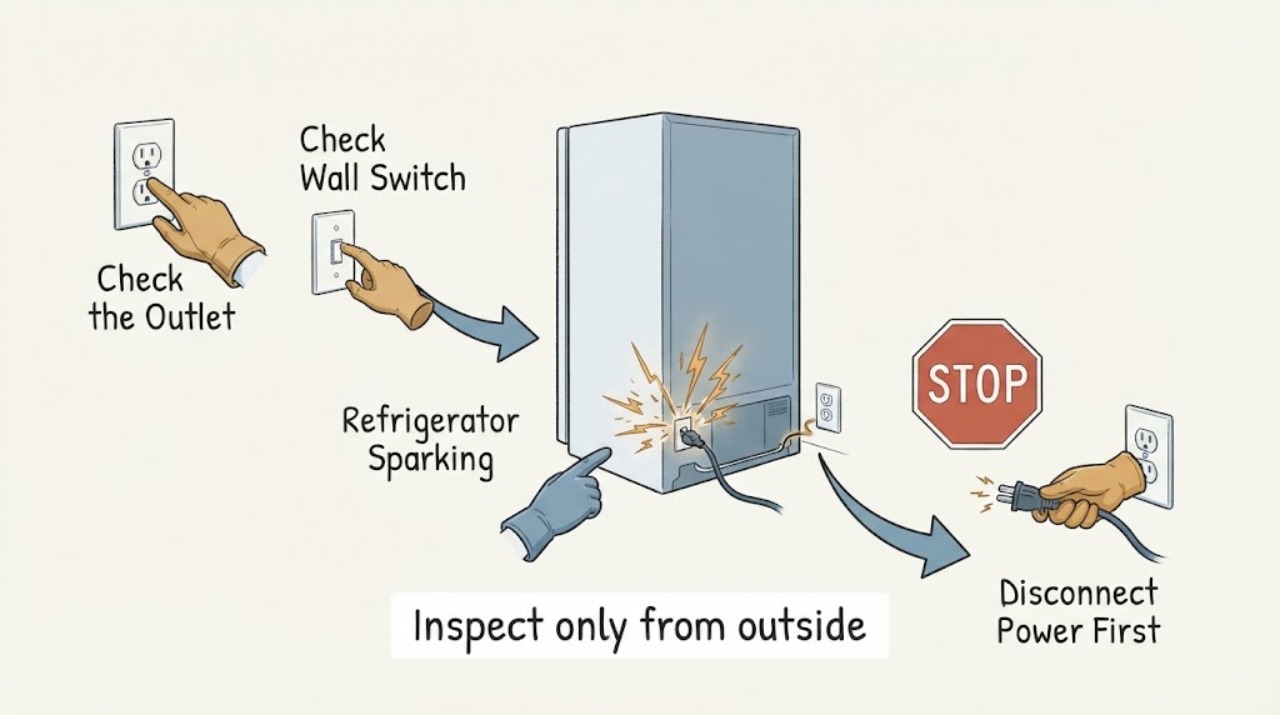 Refrigerator Sparking