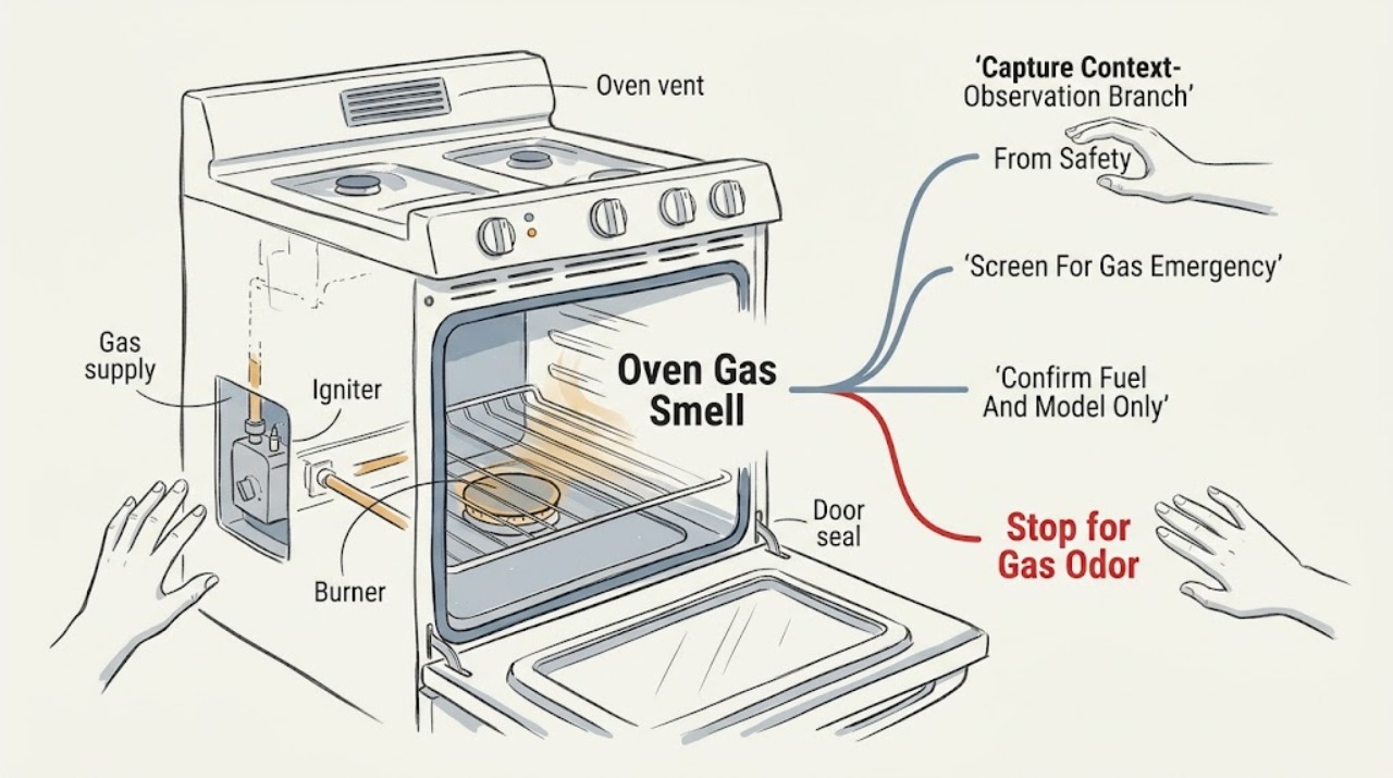 Oven Gas Smell