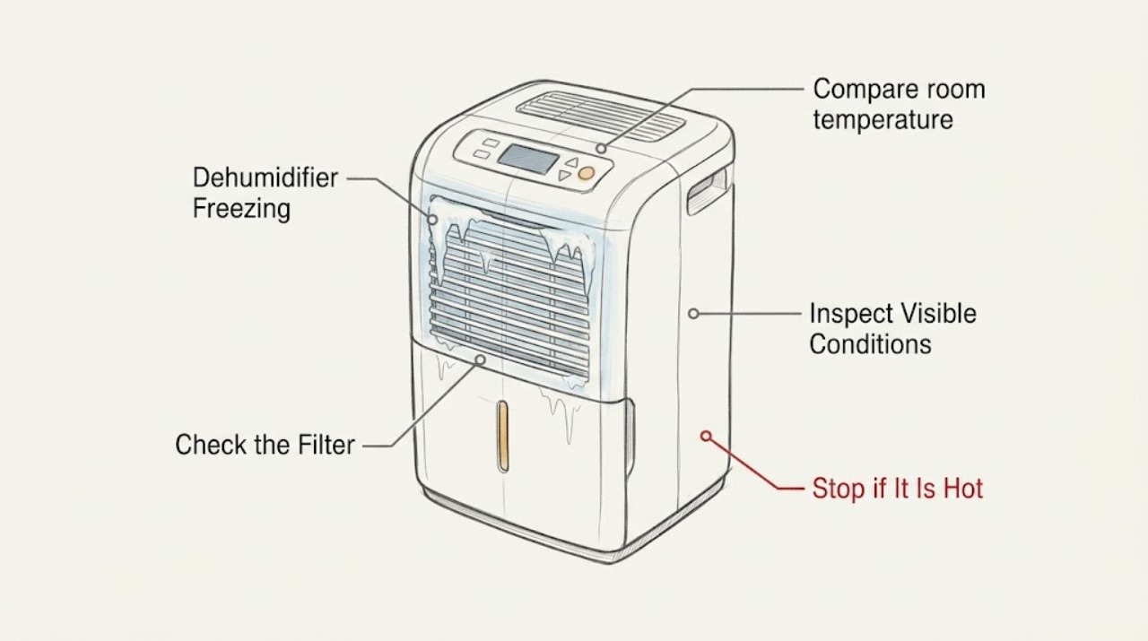 Dehumidifier Freezing