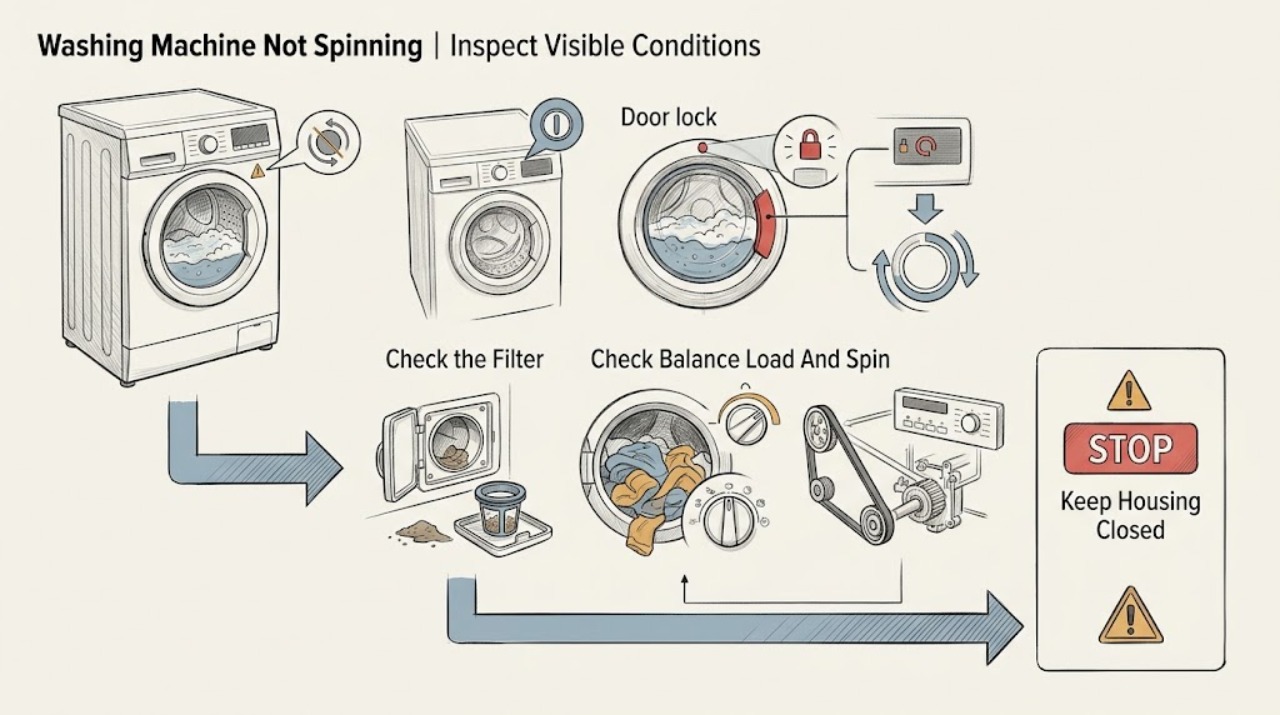 Washing Machine Not Spinning