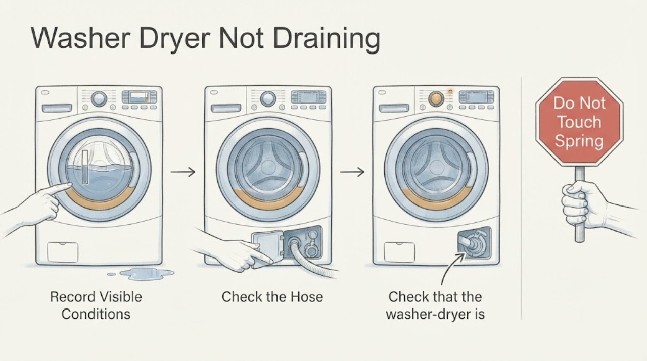 Washer Dryer Not Draining