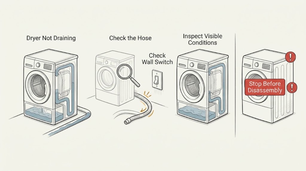 Dryer Not Draining