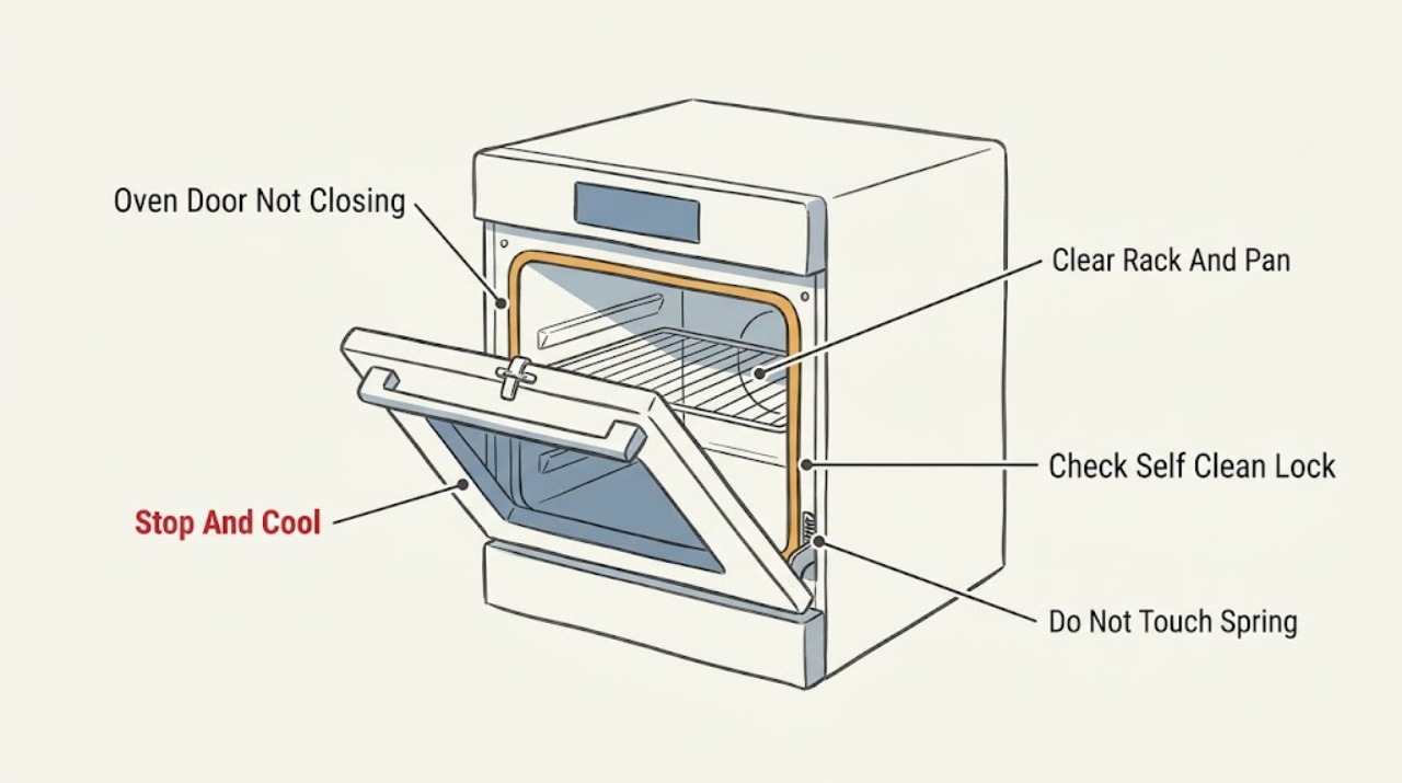 Oven Door Not Closing