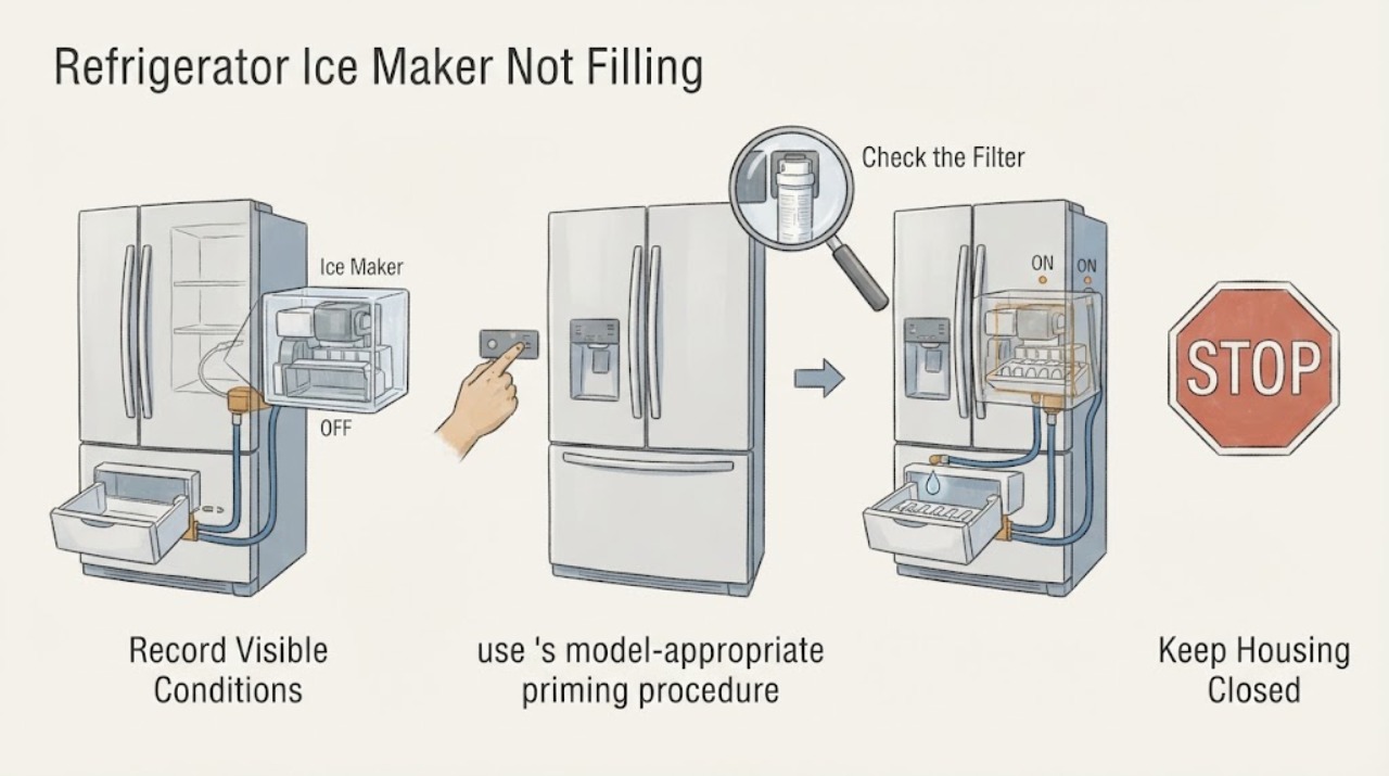 Refrigerator Ice Maker Not Filling