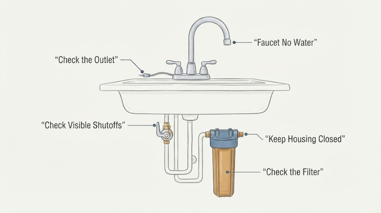 Faucet No Water