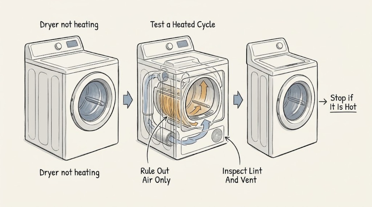 Dryer not heating