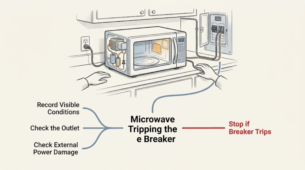 Microwave Tripping the Breaker