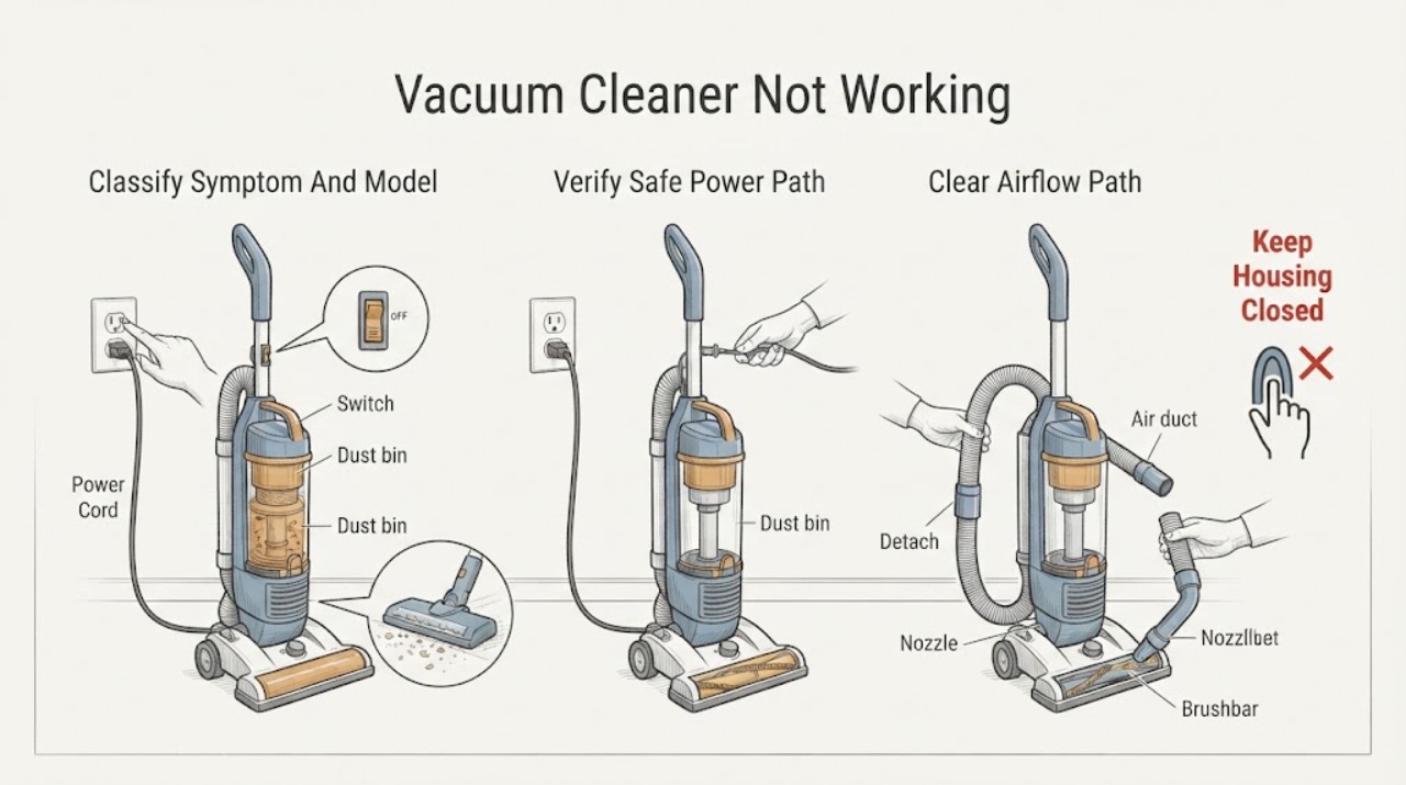 Vacuum Cleaner Not Working