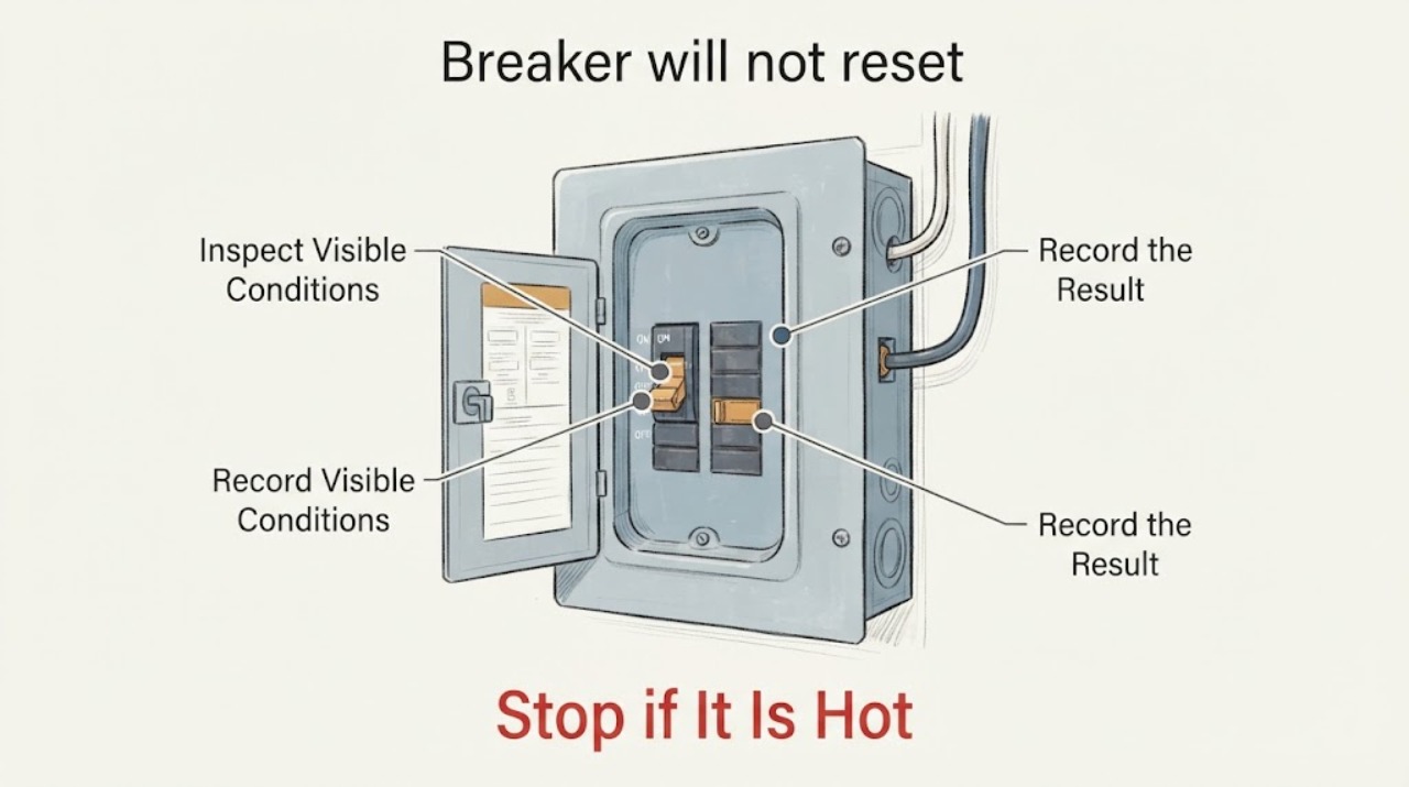 Breaker will not reset