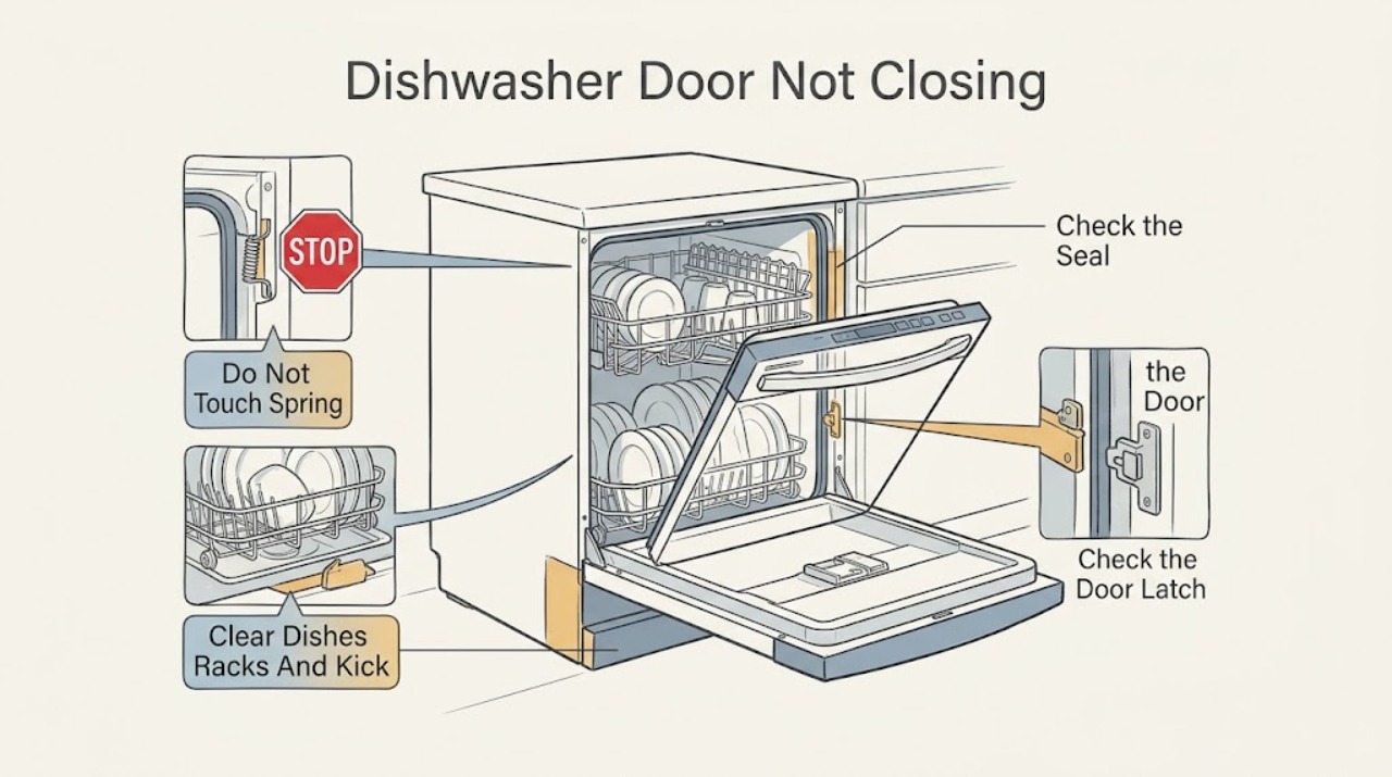 Dishwasher Door Not Closing