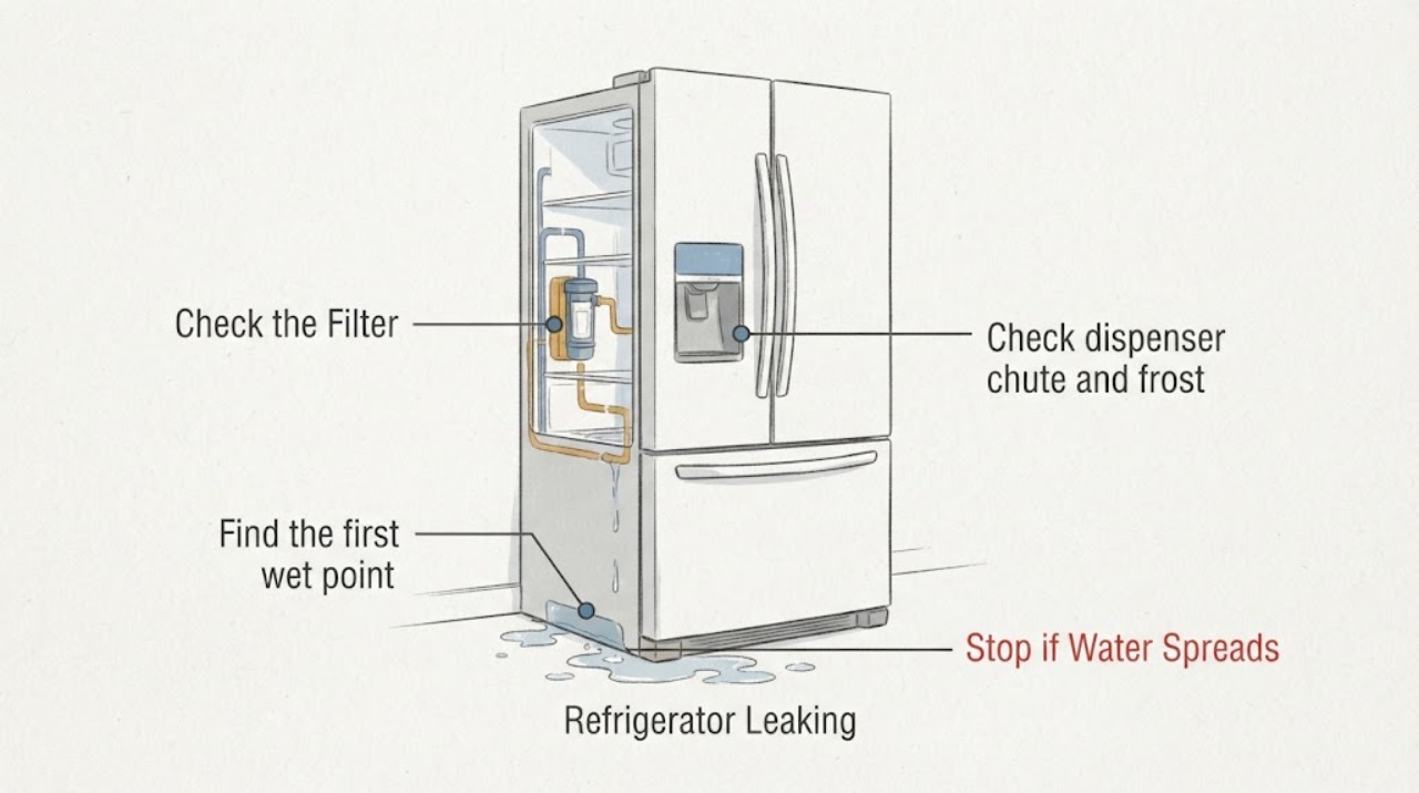 Refrigerator Leaking