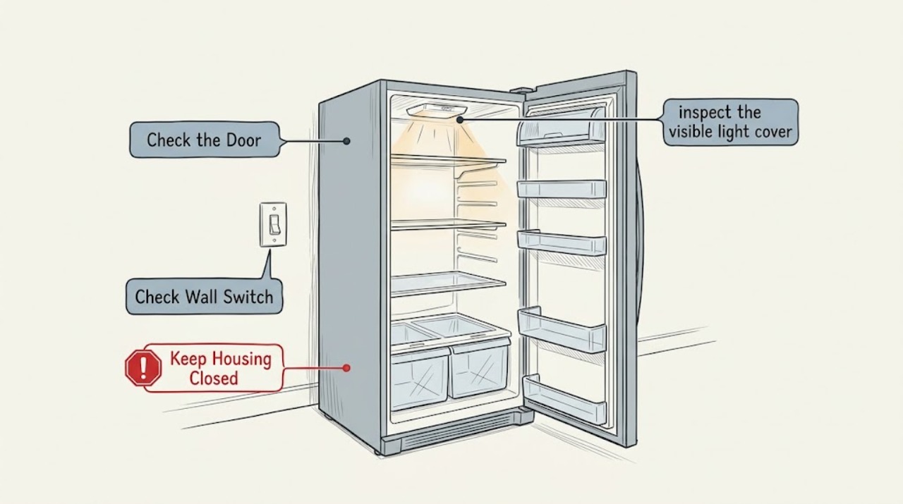 Refrigerator Light Flickering
