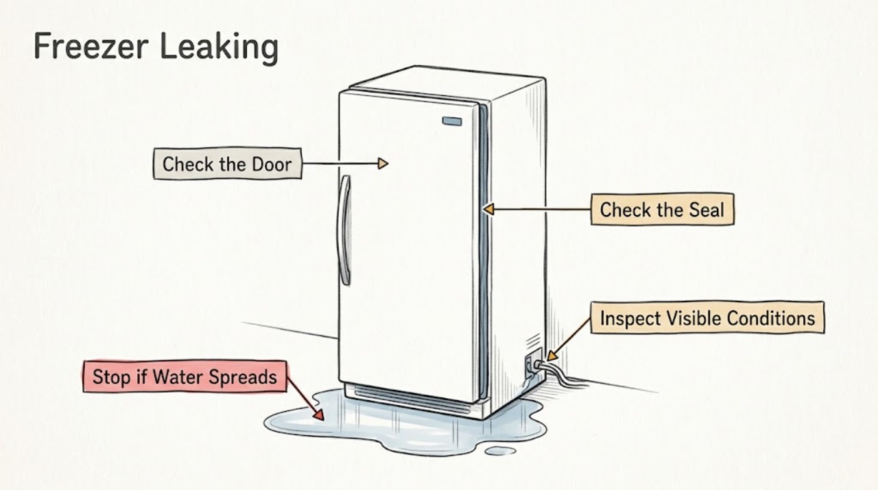 Freezer Leaking