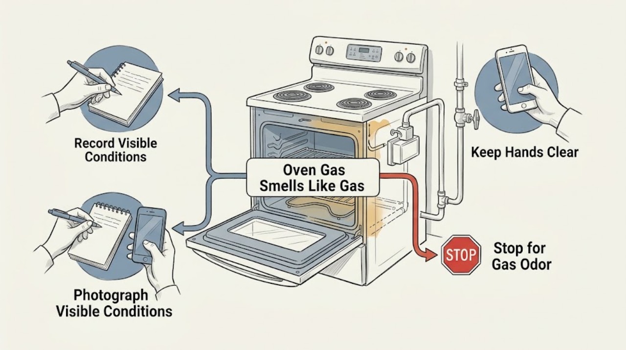 Oven Gas Smells Like Gas