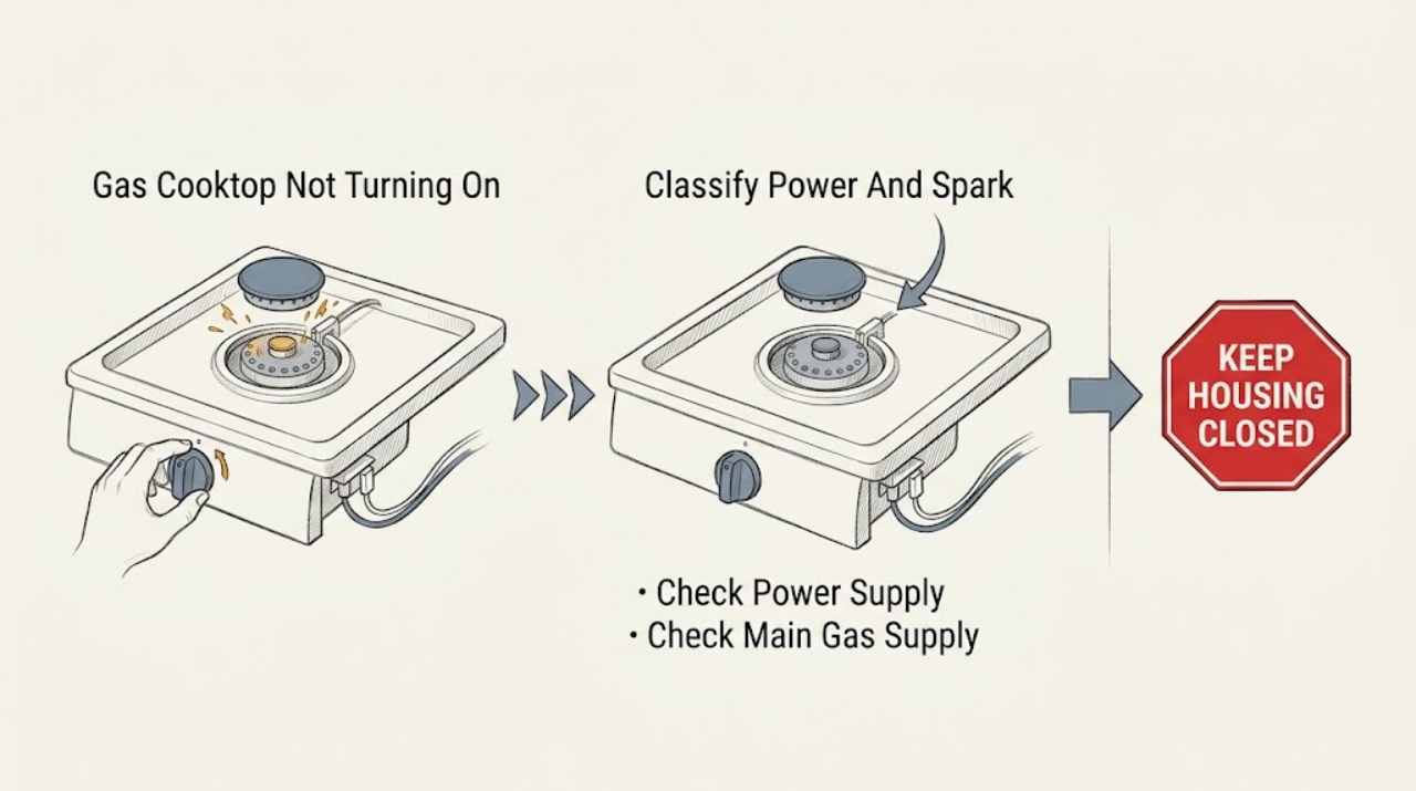 Gas Cooktop Not Turning On