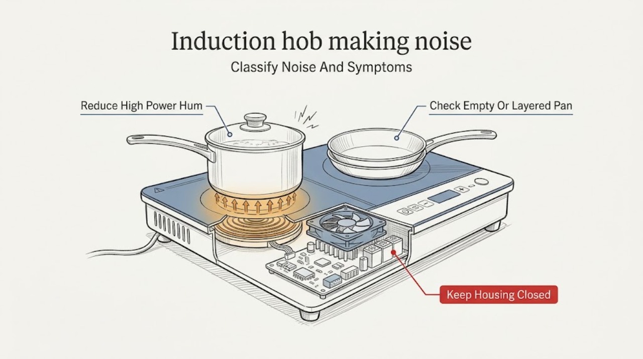 Induction hob making noise