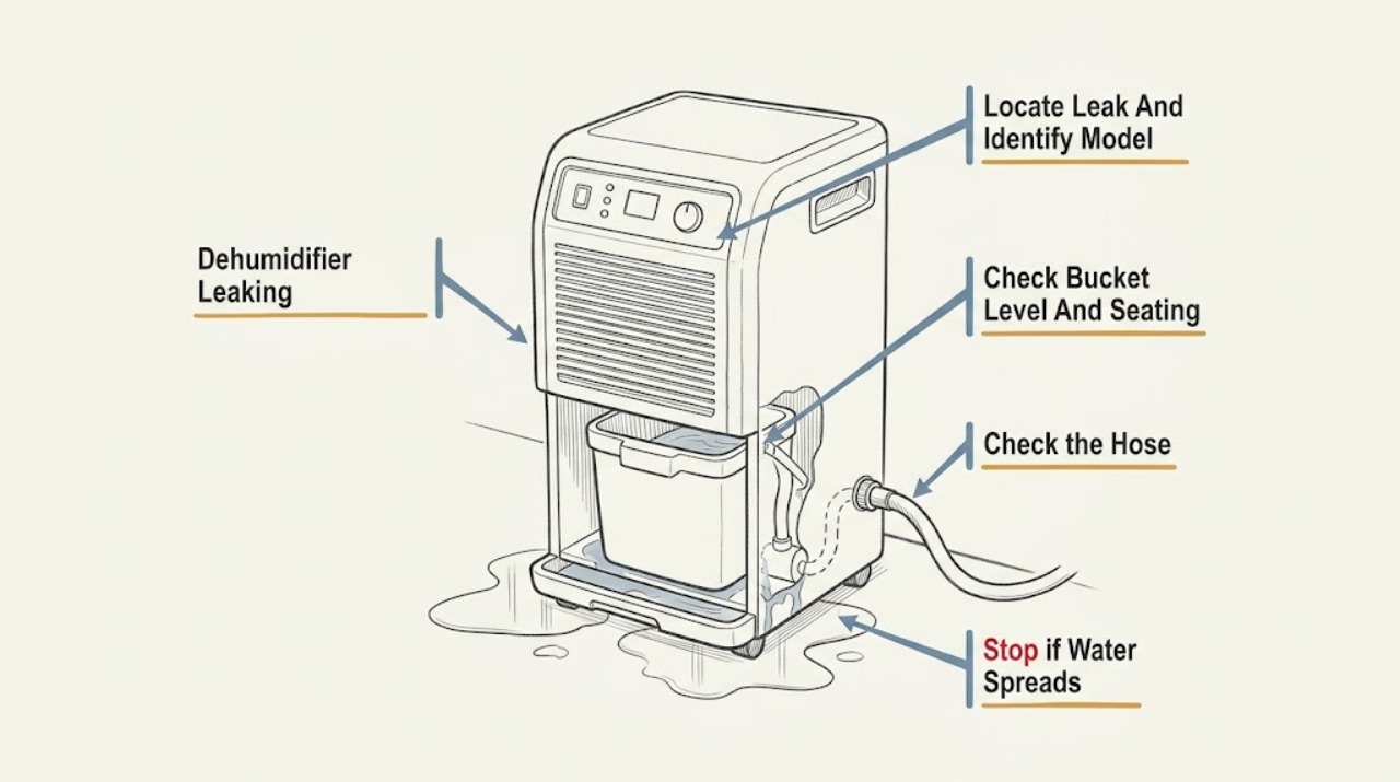Dehumidifier Leaking