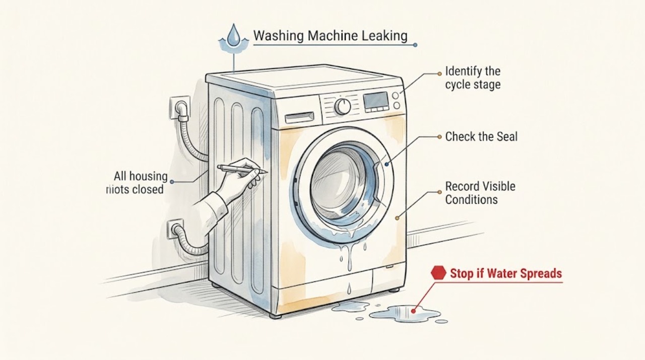 Washing Machine Leaking