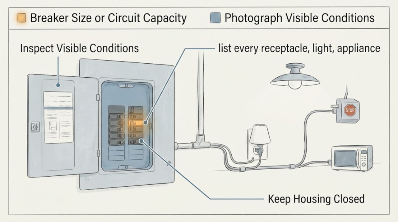 Breaker Size or Circuit Capacity