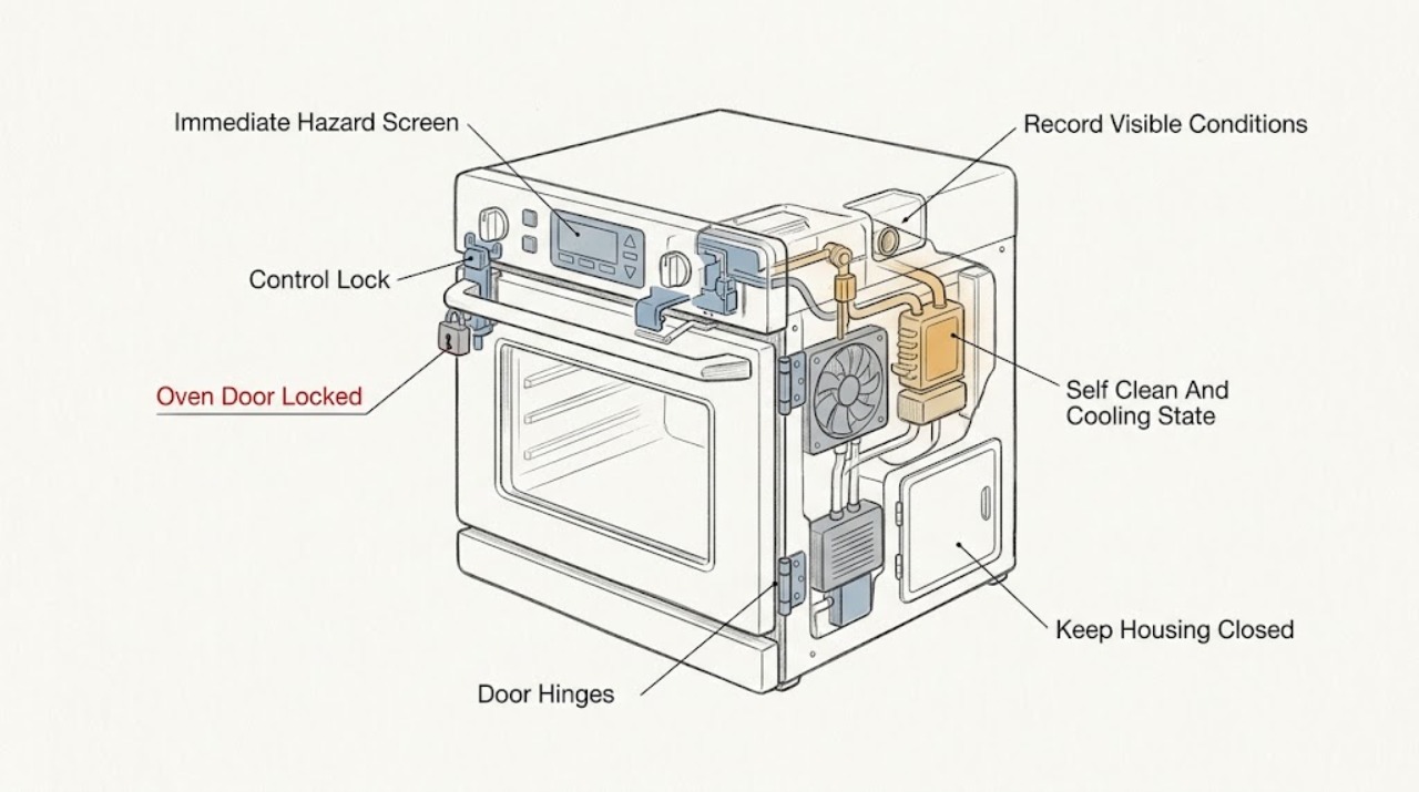 Oven Door Locked
