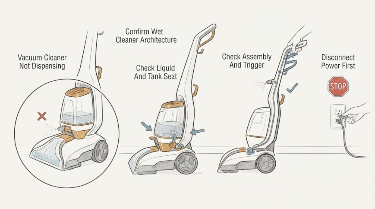 Vacuum Cleaner Not Dispensing