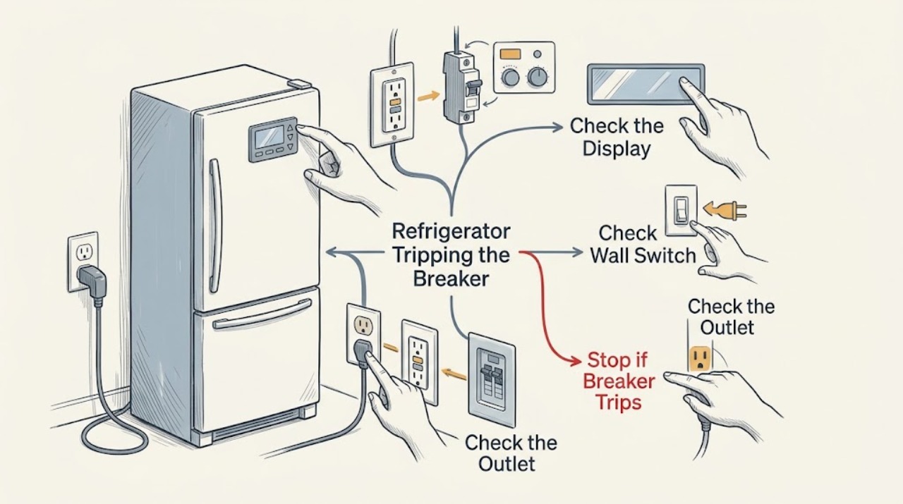 Refrigerator Tripping the Breaker