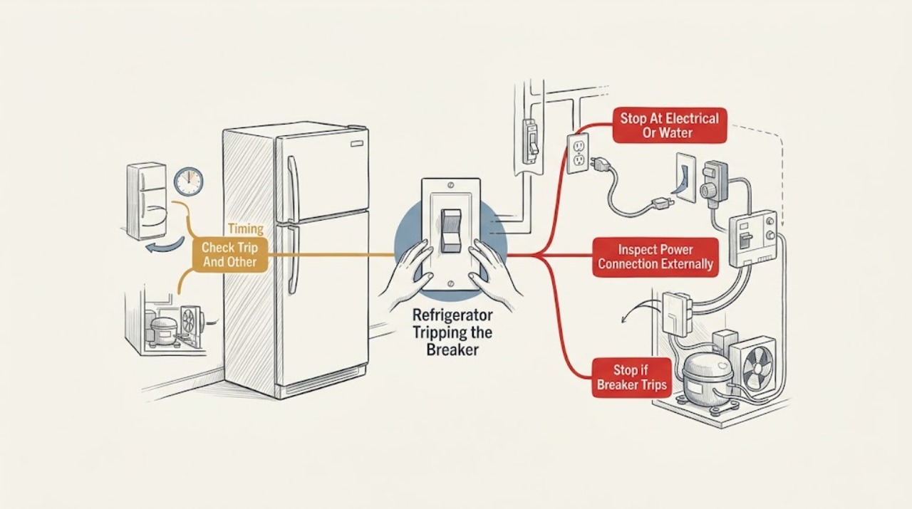 Refrigerator Tripping the Breaker