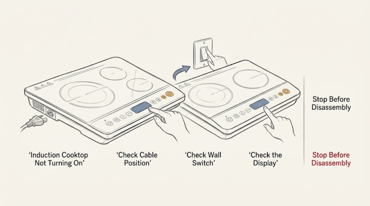 Induction Cooktop Not Turning On