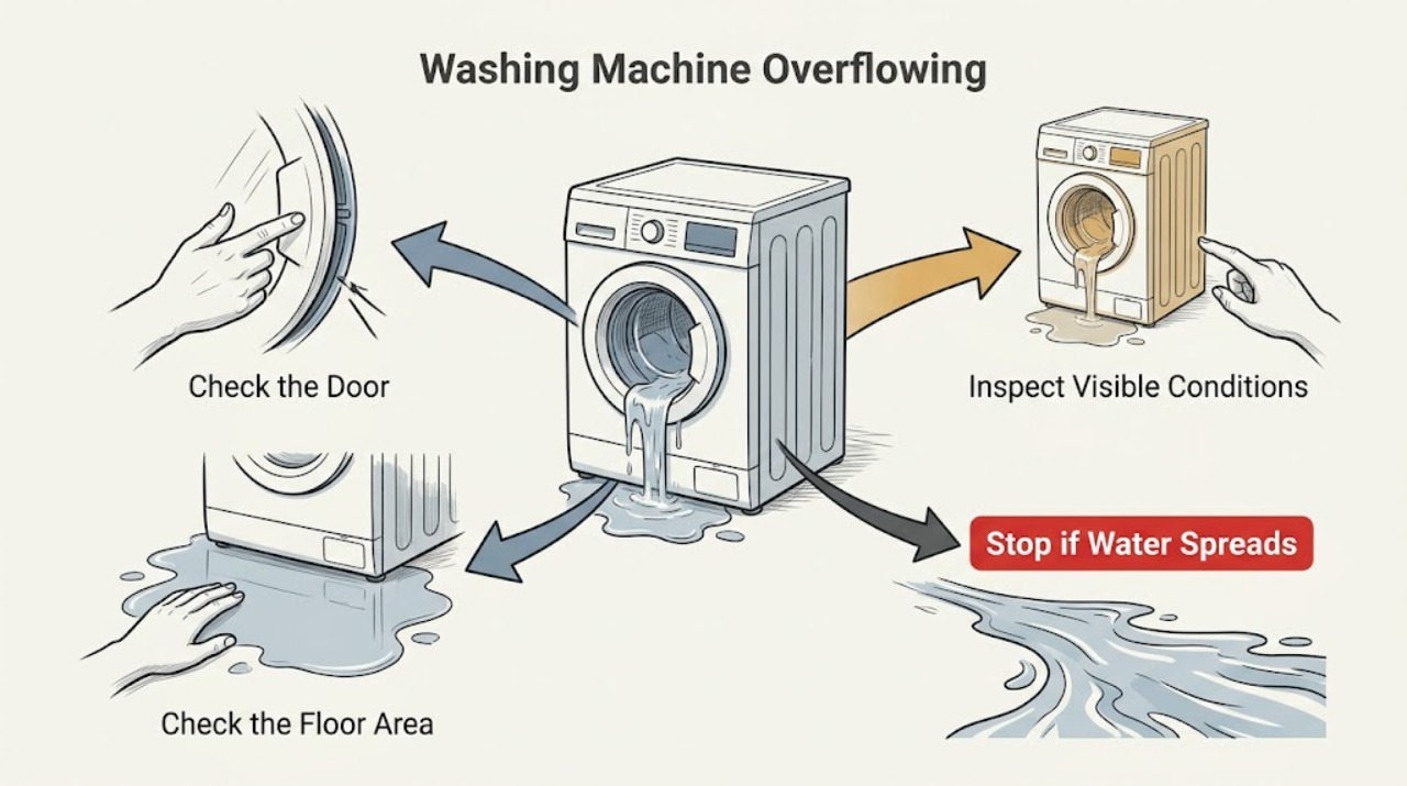 Washing Machine Overflowing
