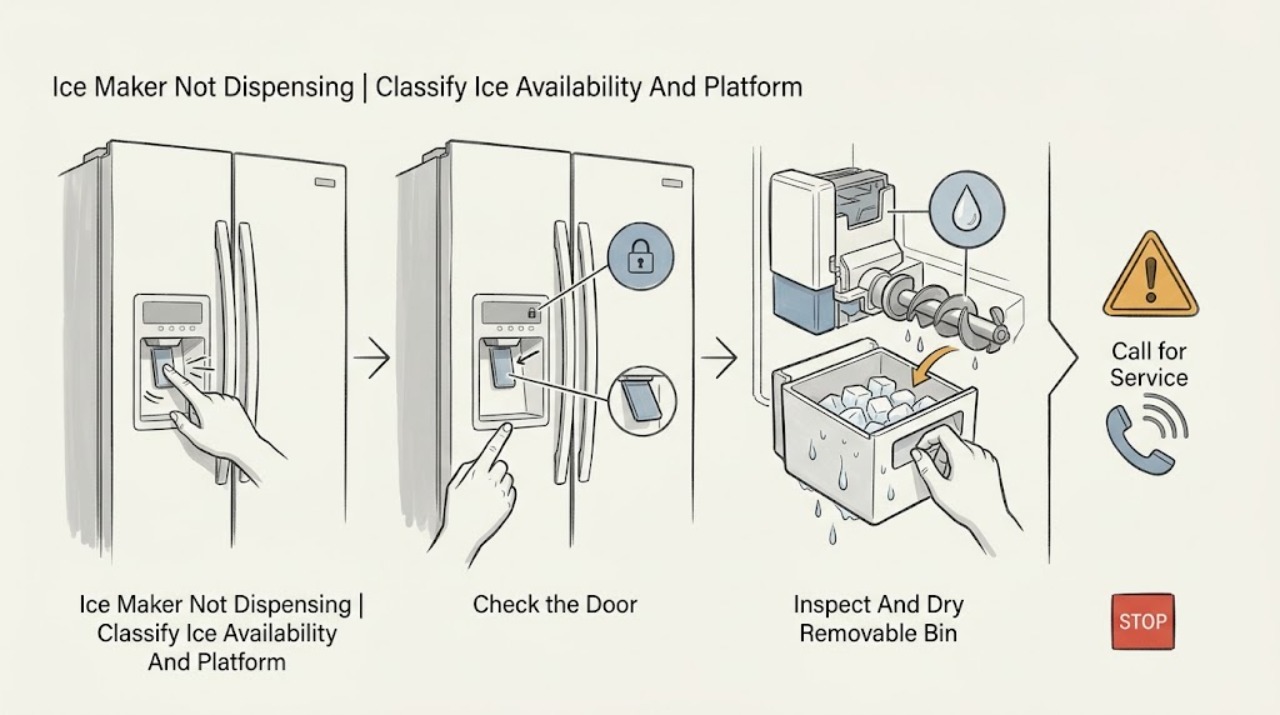 Ice Maker Not Dispensing