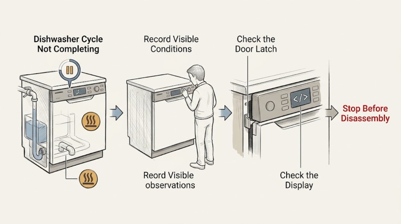 Dishwasher Cycle Not Completing