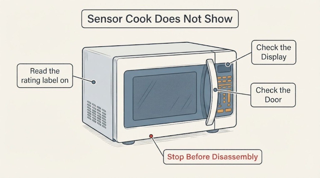Sensor Cook Does Not Show