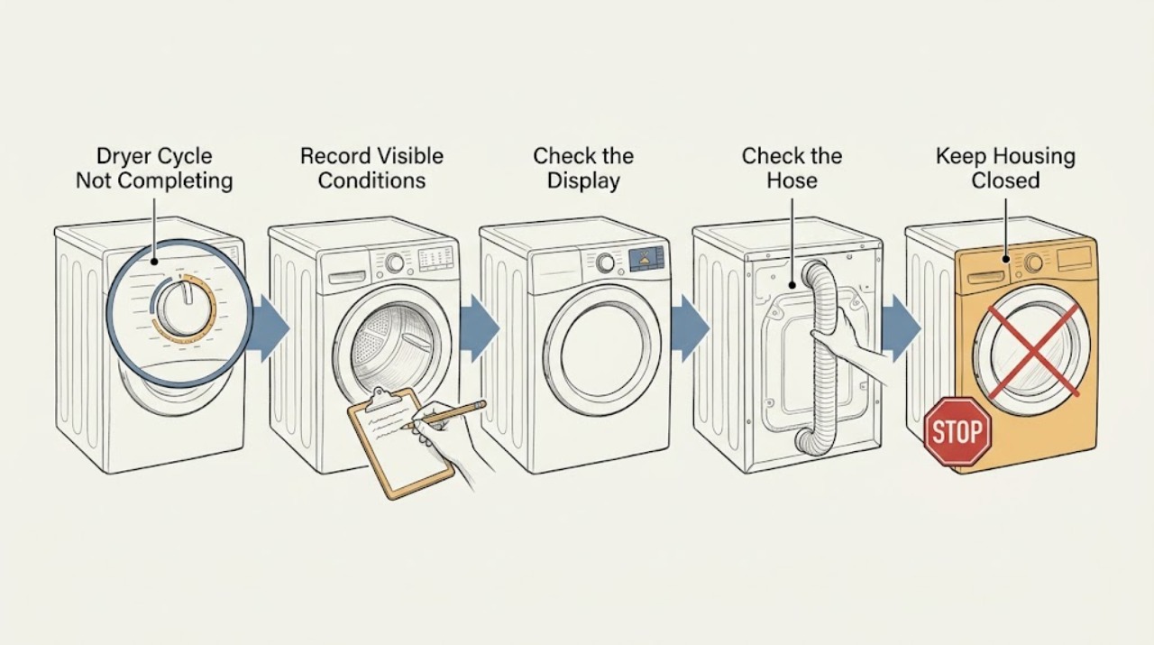 Dryer Cycle Not Completing