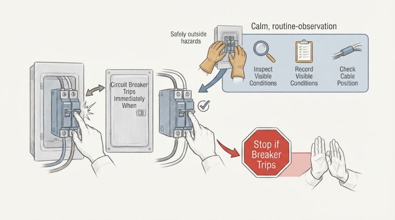 Circuit Breaker Trips Immediately When