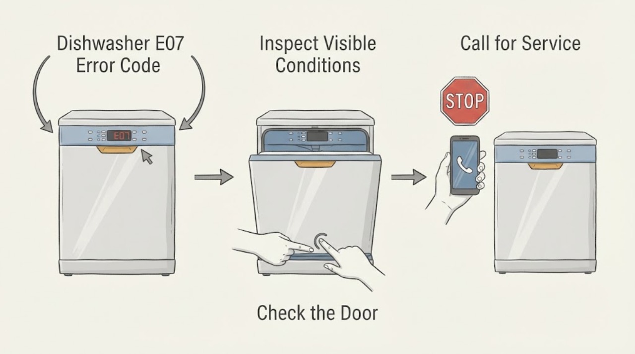 Dishwasher E07 Error Code
