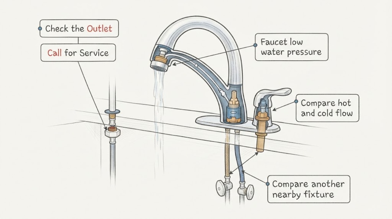 Faucet low water pressure