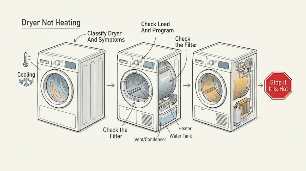 Dryer Not Heating