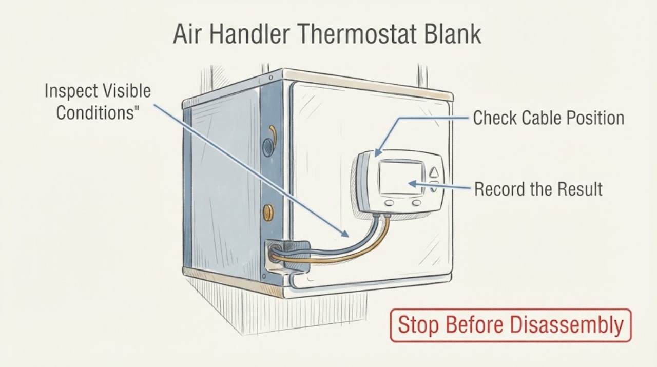 Air Handler Thermostat Blank