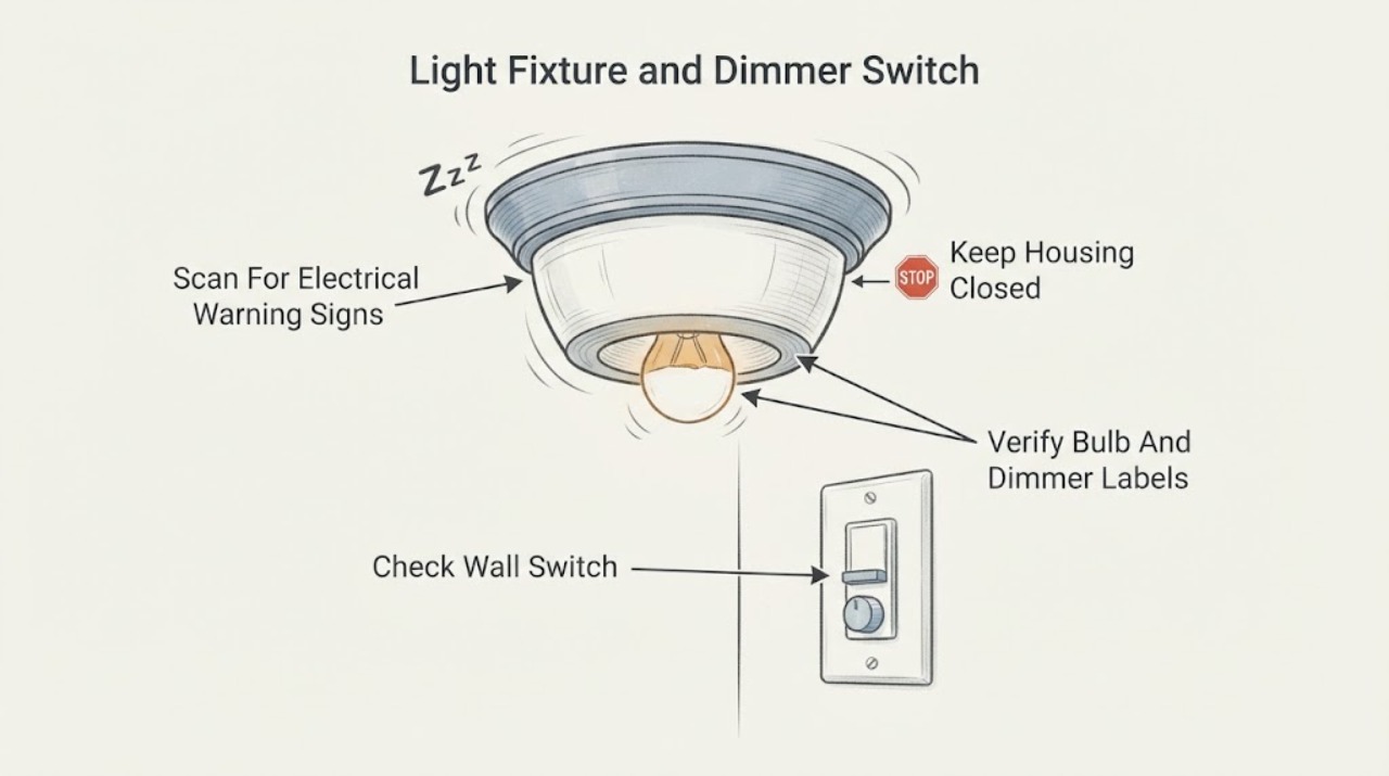Light Fixture and Dimmer Switch