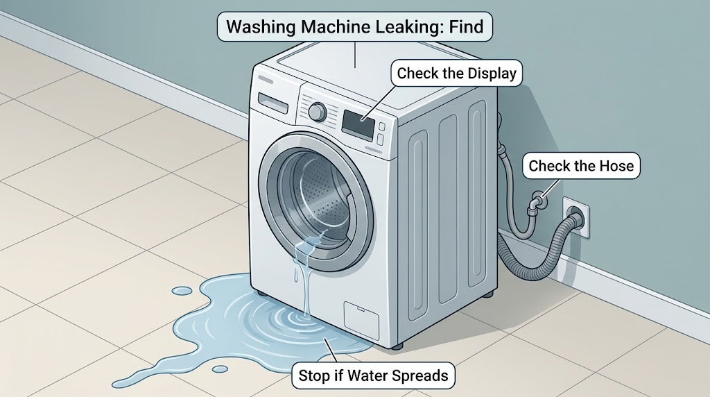 Washing Machine Leaking: Find
